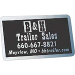 Rectangle Idento Vinyl Identification Decal (1 1/2"x2 1/2")