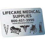 Rectangle Idento Vinyl Identification Decal (2"x3")