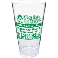 16 oz. USA Made Clear Styrene Plastic Tumbler... from ASI 61952 Howw Mfg Co...