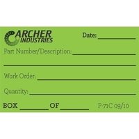 FasTurn® Square Cut Labels - 1C