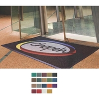 Indoor/outdoor inlaid logo mat with rubber borders.... from ASI 67849 Logo...