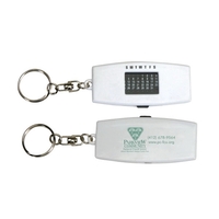 Millennium calendar key ring with a sliding mechanism that displays...