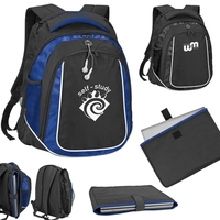 14 1/2" x 17 1/2" x 8" laptop backpack made from... from ASI 88060 Snugz/USA...