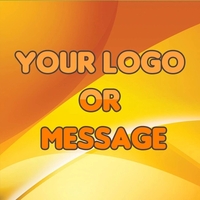 10' x 13' advertising banner made of vinyl; designed for indoor... from ASI...