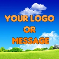 1' x 15' advertising banner made of vinyl; designed for indoor... from ASI...