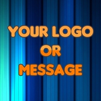 1' x 2' advertising banner made of vinyl; designed for indoor... from ASI...