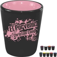 2 Oz. ceramic shot with black matte finish.... from ASI 74245 Nordic Co Inc /...