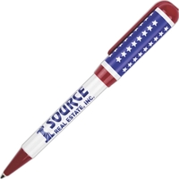 Twist action flag pen, perfect for any patriotic event.... from ASI 48500...