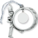 Solid Pewter Dangler Style Ornaments