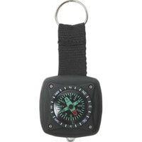 Survival multi-tool with flashlight, compass, red emergency flasher and key...