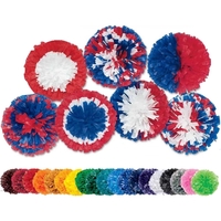 3-Color Mix Vinyl Show Pom