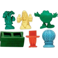 Custom shape figurine eraser. 3D molded item. ... from ASI 66390 LarLu