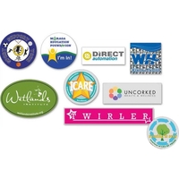 5" Round Circle Clear Ultra Decal