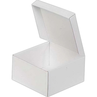 6" x 6 3/8" x 3 3/8" E-flute corrugate fold above... from ASI 44830 The Chest