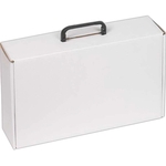 14-3/4" x 9" x 4" - B-Flute Tuck Box with Hinged Handle