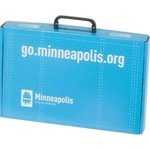 15" x 10 1/4" x 2" B-flute Tuck Box with Hinged Handle