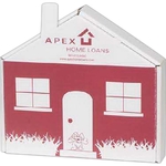 10" x 9 1/2" x 2" - House Box