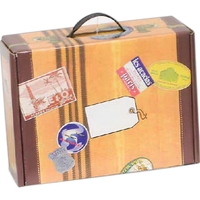 12 1/4" x 9 1/2" x 4" small suitcase box with... from ASI 44830 The Chest