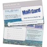 Mail Card with Built in Luggage Tag and Strap