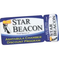 2 1/8" x 4 1/2" laminated membership card with key tag.... from ASI 44830 The...
