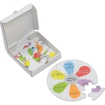 12 Piece - 5-1/2" Diameter - Small puzzle in Box