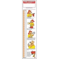 Fire Safety growth chart.... from ASI 45815 Coloring Book Solutions /...