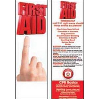 Bookmark with tips on first aid.... from ASI 45815 Coloring Book Solutions /...