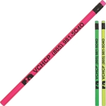 Neon Round #2 Wood Pencil