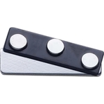 Magnet Badge Fastener (Triple Circle) - (1.7"x0.50")