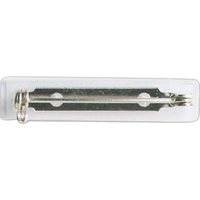 Locking Jewelers Badge Fastener Pin w/ Adhesive
