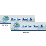 Nameplate w/Square Corners (8"x2") Rectangle