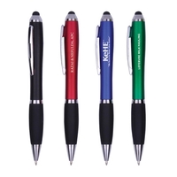 Pen with a soft-tip stylus on one end and a twist-action... from ASI 57655...