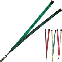 3/4" Two Tone Woven Lanyard