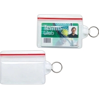 Sealable card holder with 1" split ring.... from ASI 49470 DEVARA