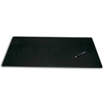 Black Leatherette 34" x 20" Desk Pad without Rails