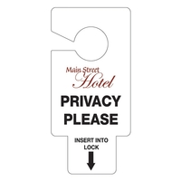 Hotel Privacy Hanger