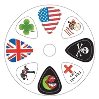 CD sized guitar pick card.... from ASI 75629 PSI Plastic Graphics / Plastic...