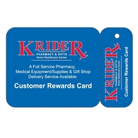 Mini combo card and key tag.... from ASI 75629 PSI Plastic Graphics / Plastic...