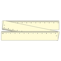 3 Part Ruler... from ASI 75629 PSI Plastic Graphics / Plastic Graphics PSI