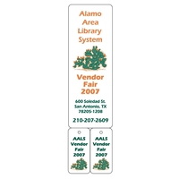 Bookmark with key tags. Marker: 2" x 5 5/8". Tags: 1"... from ASI 75629 PSI...