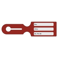Luggage Tag, 2 1/2" x 9 3/8".... from ASI 75629 PSI Plastic Graphics /...