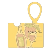 Bottleneck Hanger with Card