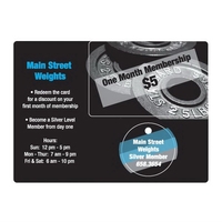 Postcard Mailer w/Card & Circle Key tag