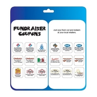 Fundraiser Hanging Coupon Card