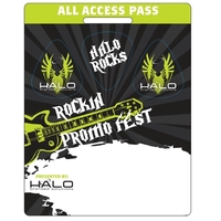 Badge with 3 Guitar Picks size is 3 3/8" x 4... from ASI 75629 PSI Plastic...