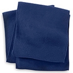 Scarf - Navy Blue Fleece Winter Scarf
