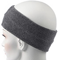 Charcoal Gray Fleece Headband