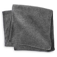 Charcoal Gray Fleece Winter Scarf