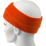 Orange Fleece Headband
