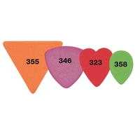 Quality guitar picks available in a variety of shapes.... from ASI 61241 ZZ...
